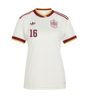 Spanien Rodri Hernandez #16 Udebanetrøje Dame VM 2026 Kortærmet